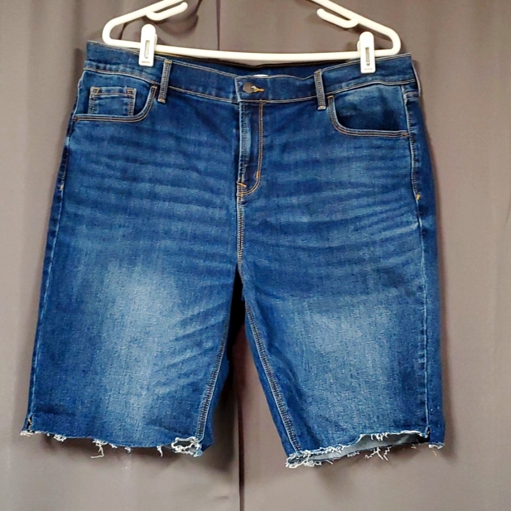 OLD NAVY 16 BLUE DENIM SHORTS